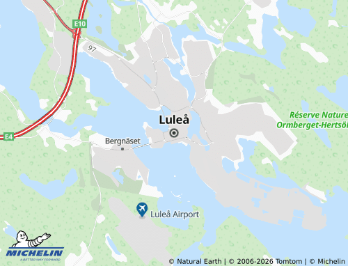 Carte MICHELIN Luleå - ViaMichelin