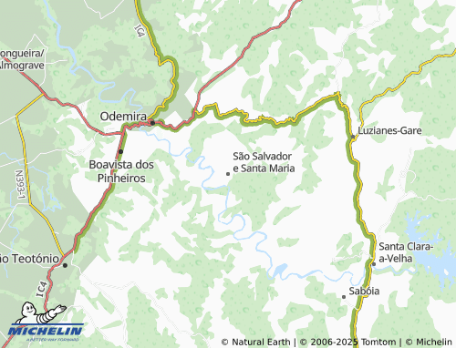 MICHELIN São Salvador e Santa Maria map - ViaMichelin