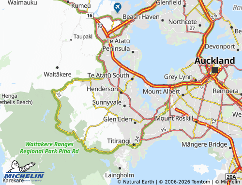 Mapa MICHELIN Henderson - ViaMichelin