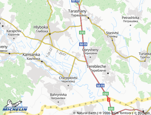 Mappa MICHELIN Slobidka - ViaMichelin