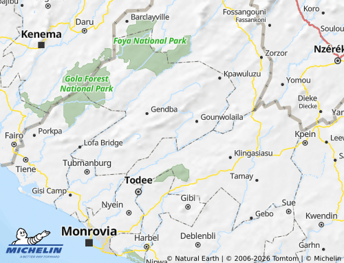 MICHELIN Bokomu map - ViaMichelin