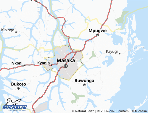 Mappa MICHELIN Nyendo - ViaMichelin