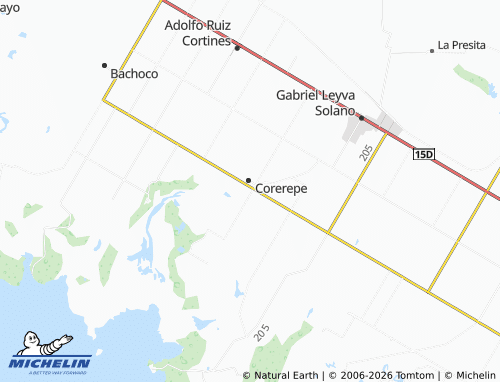 MICHELIN Ejido Hidalgo map - ViaMichelin