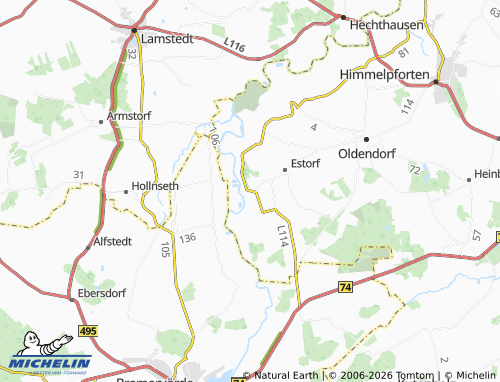 MICHELIN Gräpel map - ViaMichelin