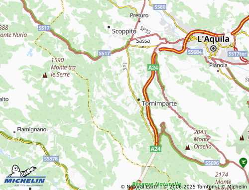 MICHELIN-Landkarte San Nicola - ViaMichelin