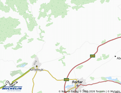 Carte MICHELIN Shielhill - ViaMichelin