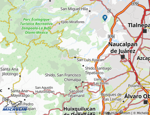 Carte MICHELIN San Luis Ayucan - ViaMichelin