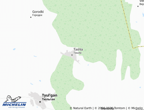 MICHELIN-Landkarte Tashla - ViaMichelin