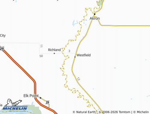 Mapa MICHELIN Westfield - ViaMichelin
