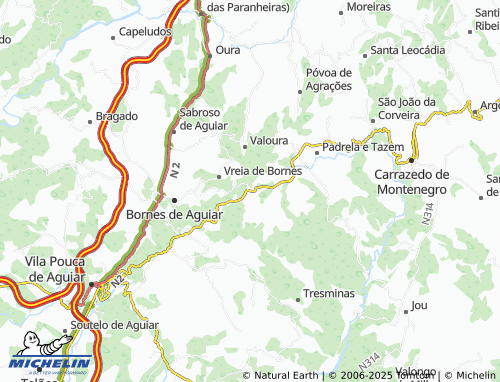 MICHELIN Lagoa map - ViaMichelin