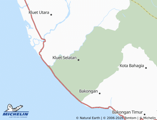 MICHELIN-Landkarte Kluet Selatan - ViaMichelin
