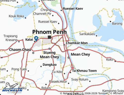 Mappa MICHELIN Tuol Tumpung Muoy - ViaMichelin