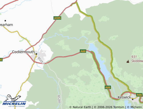 Carte MICHELIN Embleton - ViaMichelin