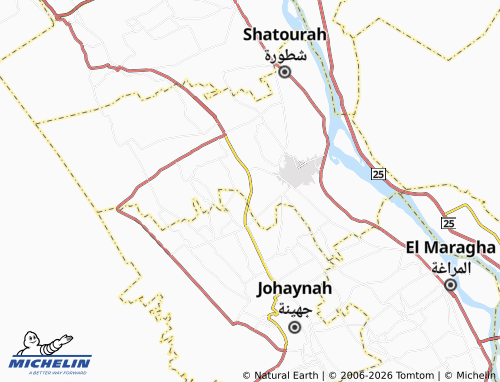 Mappa MICHELIN al-Qubaysat - ViaMichelin