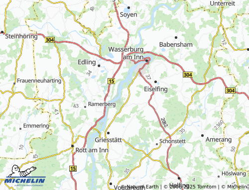 MICHELIN Hausmehring map - ViaMichelin