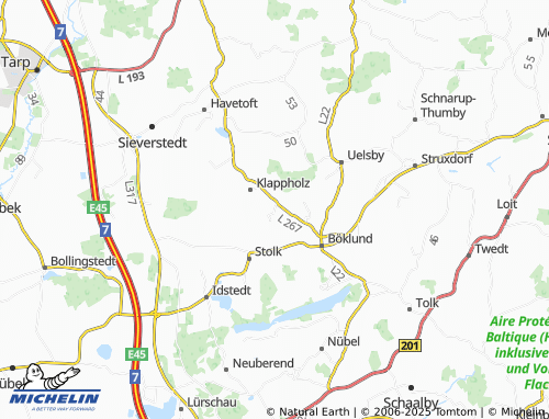 Mapa MICHELIN Böklundfeld - ViaMichelin