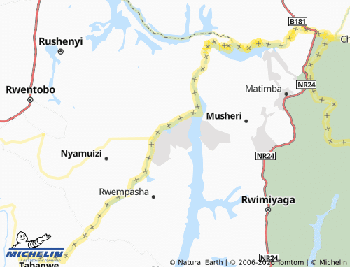 MICHELIN-Landkarte Bubare - ViaMichelin