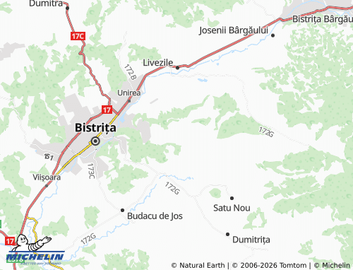 Mapa MICHELIN Ghinda - ViaMichelin