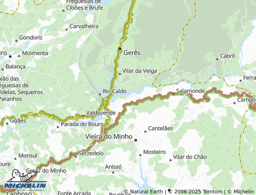 Carte MICHELIN Pedras - ViaMichelin
