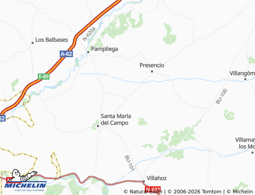 MICHELIN Ciadoncha map - ViaMichelin
