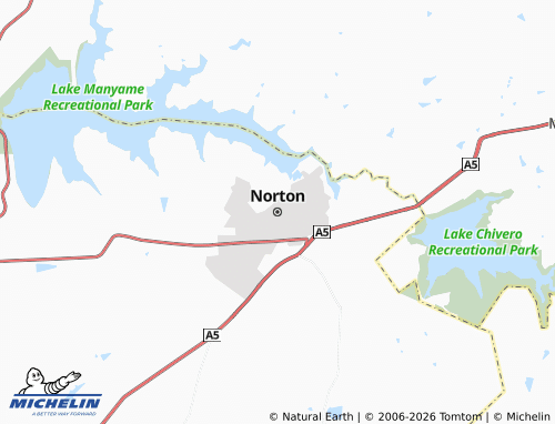 MICHELIN-Landkarte Norton - ViaMichelin