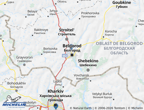 Mapa MICHELIN Belgorod - ViaMichelin