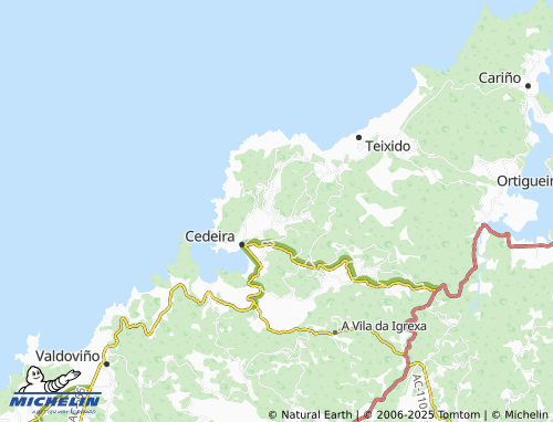 MICHELIN Régoa (Santa María) map - ViaMichelin