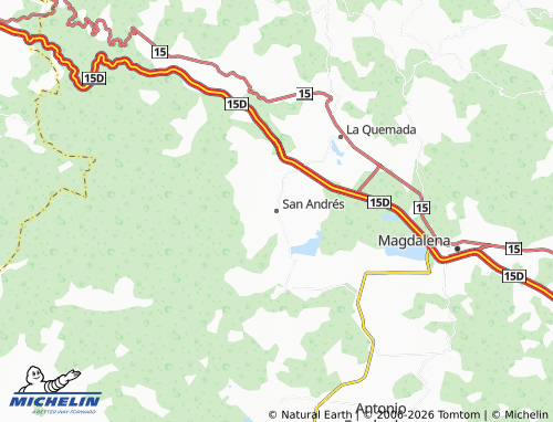 Mappa MICHELIN San Andrés - ViaMichelin