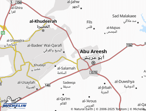 MICHELIN Qamirah map - ViaMichelin