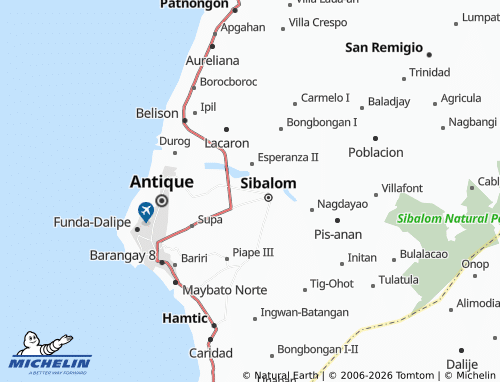MICHELIN District I map - ViaMichelin