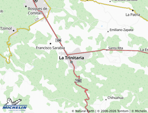 MICHELIN-Landkarte Los Ocotes - ViaMichelin