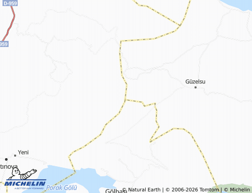 MICHELIN Yolgözler map - ViaMichelin