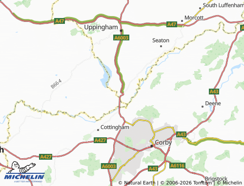 Carte MICHELIN Caldecott - ViaMichelin
