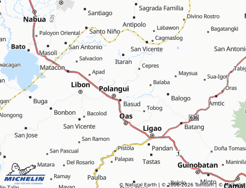 Mappa MICHELIN Gabon - ViaMichelin