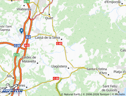 Mapa MICHELIN Serinyà - ViaMichelin