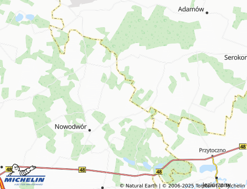 MICHELIN Niedźwiedź map - ViaMichelin