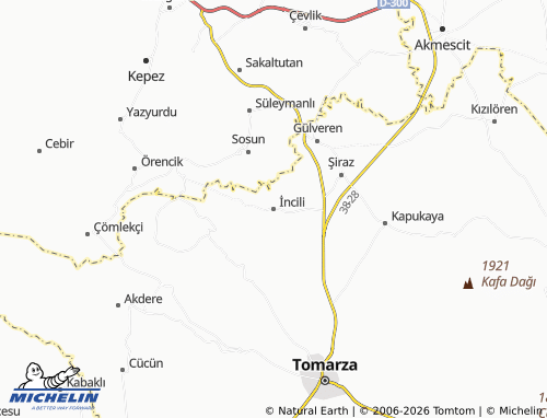 MICHELIN İncili map - ViaMichelin