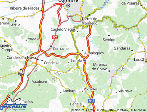Mapa MICHELIN Casal dos Balaus - ViaMichelin