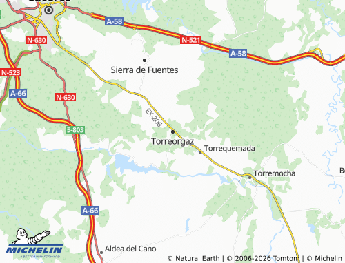 Kaart MICHELIN Torreorgaz - ViaMichelin