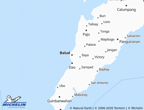 MICHELIN Balud map - ViaMichelin