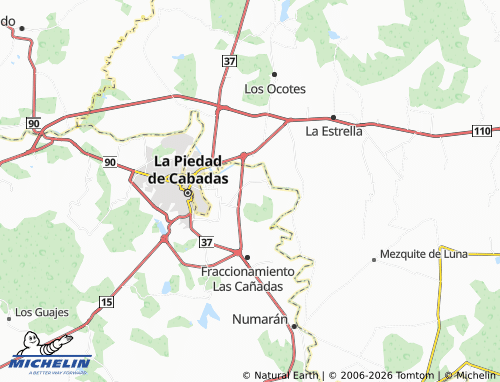 Mappa MICHELIN Acuitzio - ViaMichelin