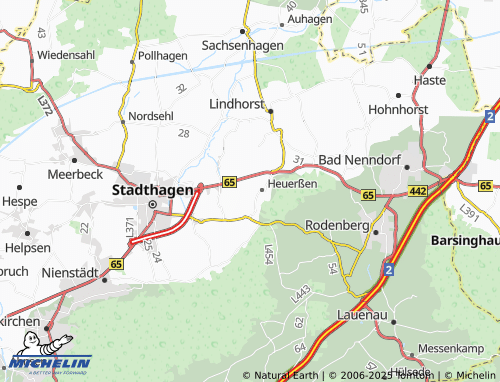 MICHELIN Remeringhausen map - ViaMichelin