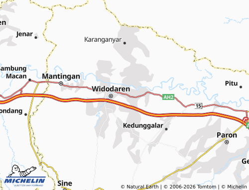 MICHELIN-Landkarte Karang Banyu - ViaMichelin