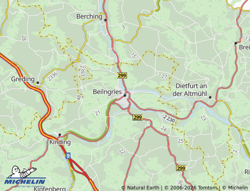 Mapa MICHELIN Beilngries - ViaMichelin