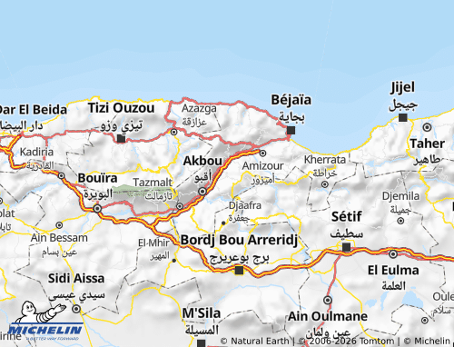 Carte MICHELIN Seddouk - ViaMichelin
