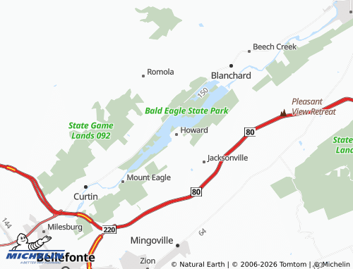 Mappa MICHELIN Howard - ViaMichelin