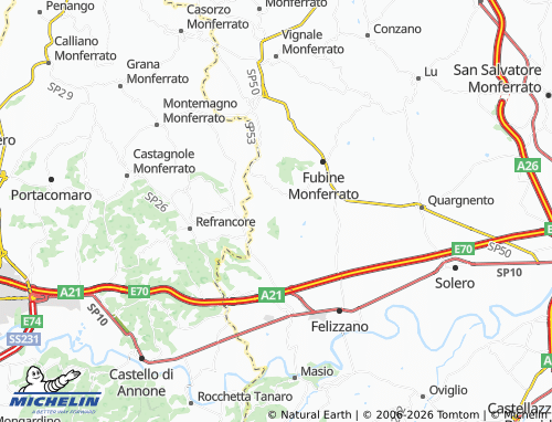 Mapa MICHELIN Nani - ViaMichelin