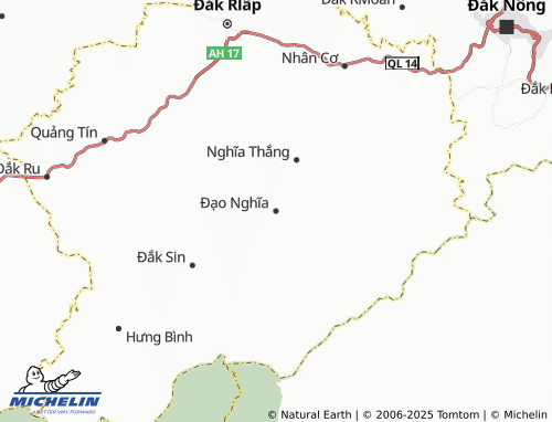 Kaart MICHELIN Đạo Nghĩa - ViaMichelin