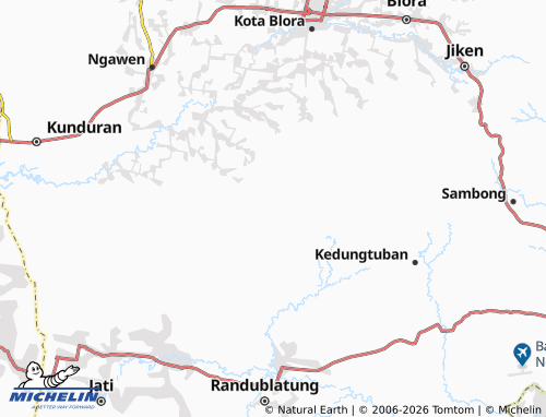 MICHELIN-Landkarte Jatisari - ViaMichelin