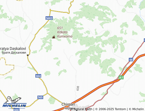 MICHELIN Izvorovo map - ViaMichelin
